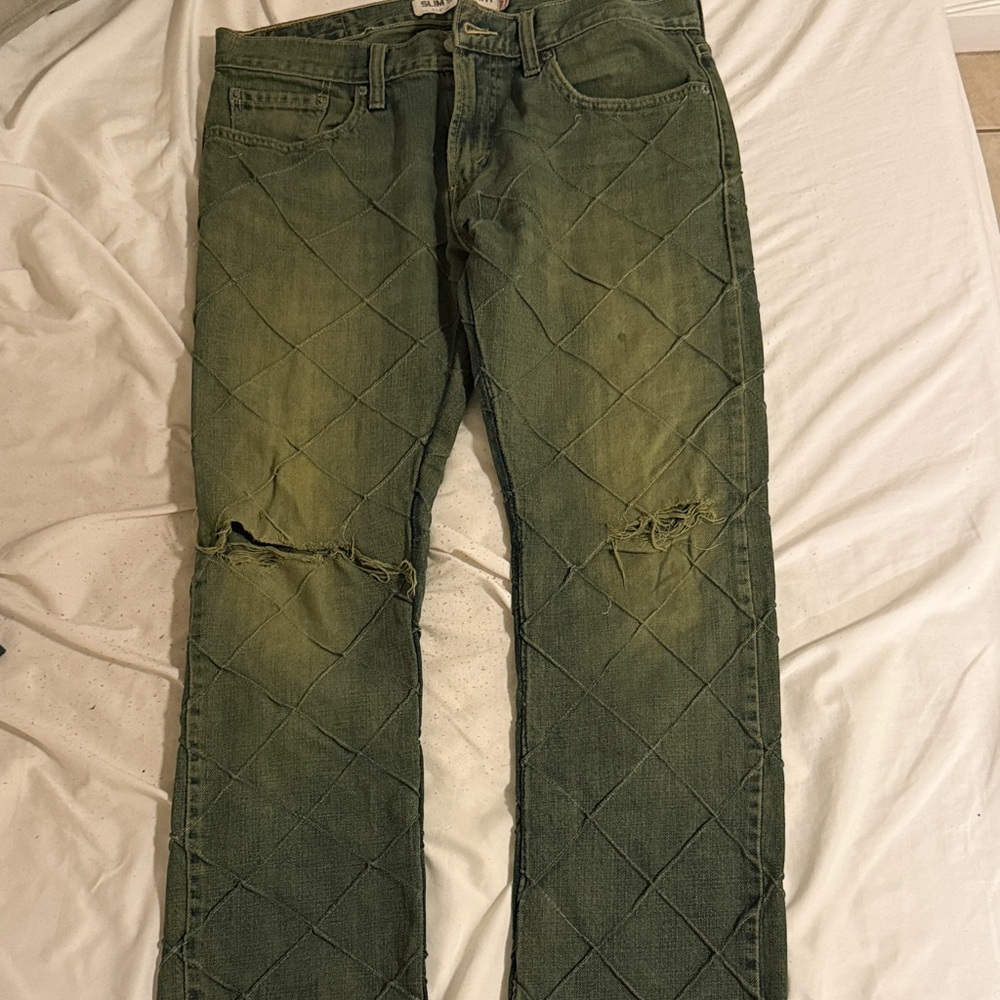 Levi's Green Slim Straight Jeans